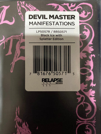 Devil Master : Manifestations (LP,45 RPM,Compilation,Repress)