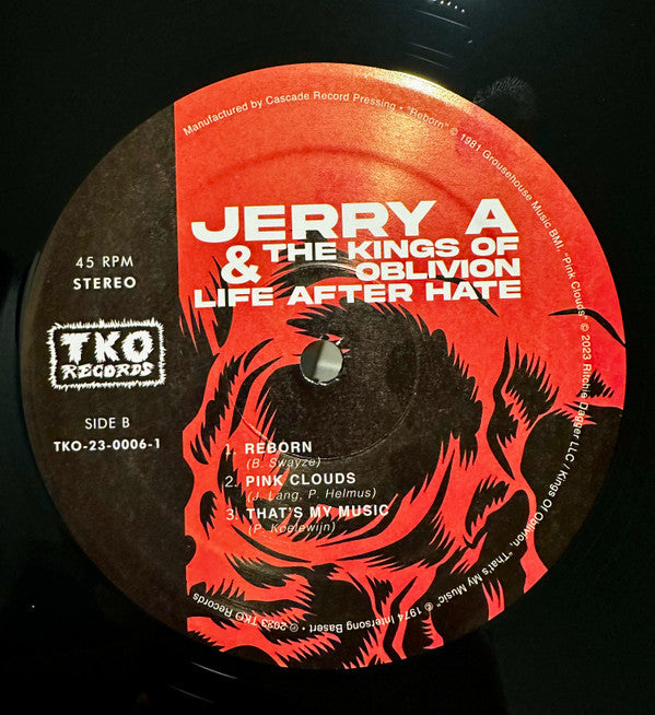 Jerry A & The Kings Of Oblivion : Life After Hate (12", EP)