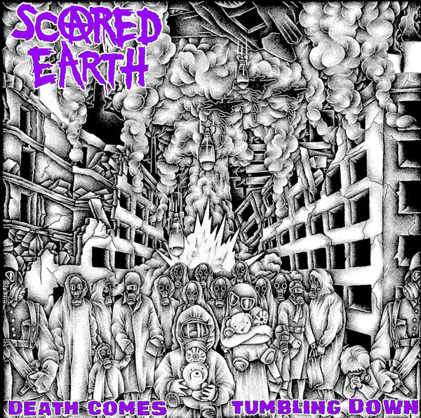 Scared Earth : Death Comes Tumbling Down (LP, Album)