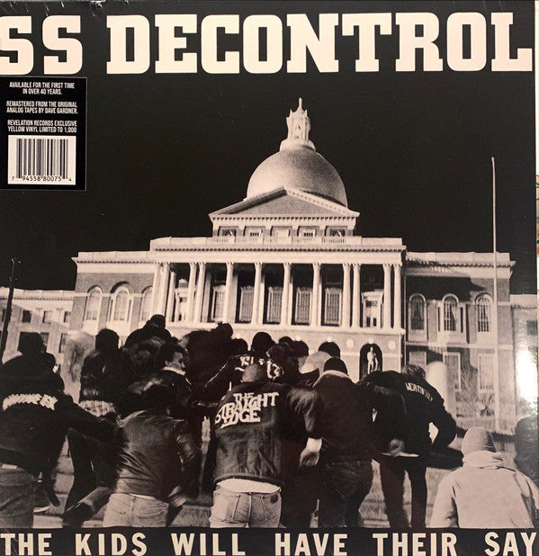 SSD : The Kids Will Have Their Say (12",45 RPM,Album,Limited Edition,Reissue,Remastered)