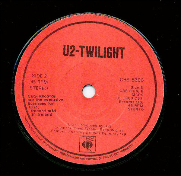 U2 : Another Day (7", Single, RE, Red)