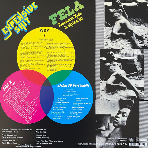 Fela Kuti & Africa 70 : Expensive Shit (LP,Album,Reissue)
