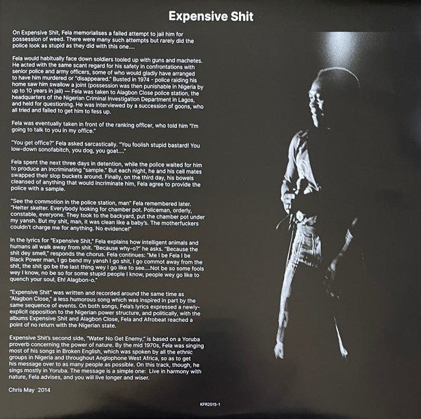 Fela Kuti & Africa 70 : Expensive Shit (LP,Album,Reissue)
