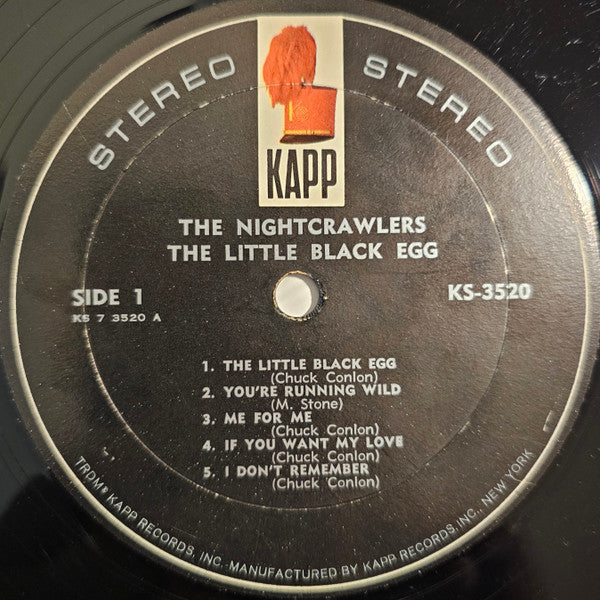 Nightcrawlers, The : The Little Black Egg (LP,Album,Stereo)