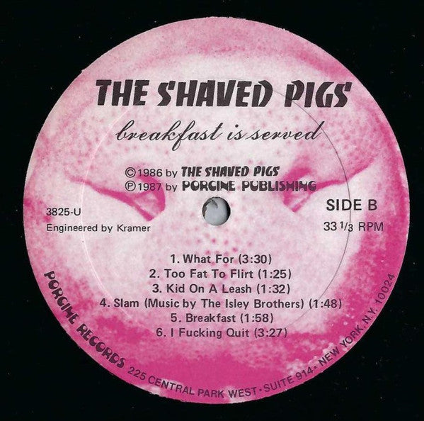 Shaved Pigs, The : Breakfast Is Served (LP,Album)