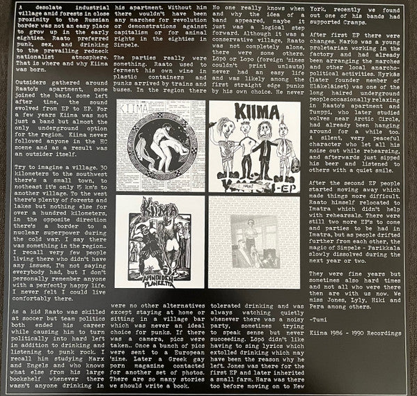 Kiima : Simpele - Parikkala All Night Long 1986-1990 (LP,Compilation)