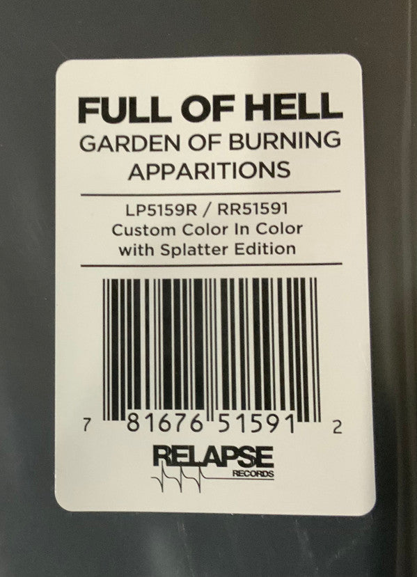 Full Of Hell : Garden Of Burning Apparitions (LP,Album,Limited Edition)