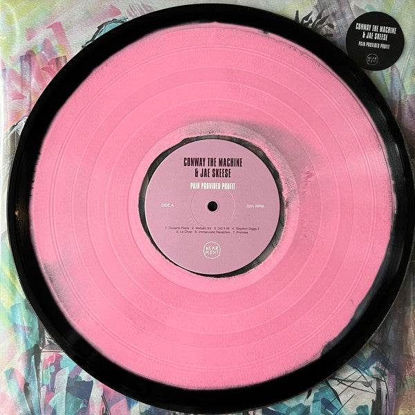 Conway The Machine* & Jae Skeese : Pain Provided Profit (LP, S/Sided, Album, Ltd, Pin)