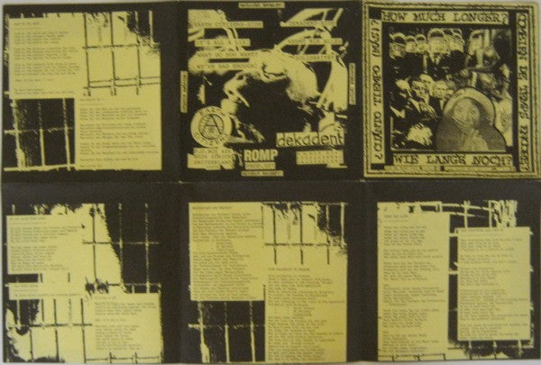 Earth Citizens / Dekadent (4) : Wie Lange Noch ? (7")