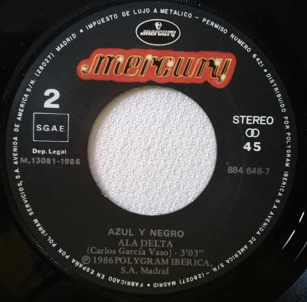 Azul Y Negro : Vuelva Usted Mañana (7", Single)