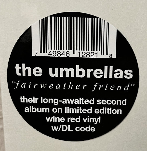 The Umbrellas (2) : Fairweather Friend (LP, Album, Ltd, Red)