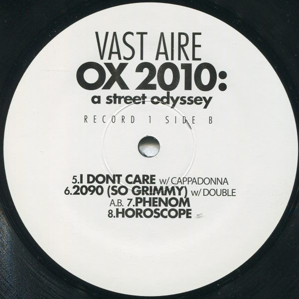 Vast Aire : OX 2010: A Street Odyssey (2xLP, Album)