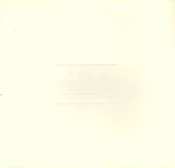 Washed Out : Belong / Phone Call (7", Ltd)
