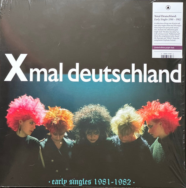 X Mal Deutschland : Early Singles (1981 - 1982) (LP,Compilation,Limited Edition,Remastered,Stereo)