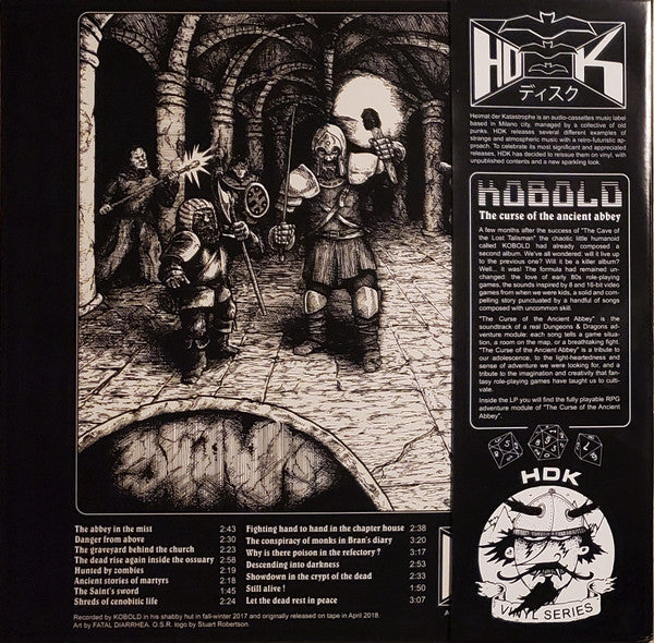 Kobold (11) : The Curse Of The Ancient Abbey (LP,Album,Limited Edition,Reissue)