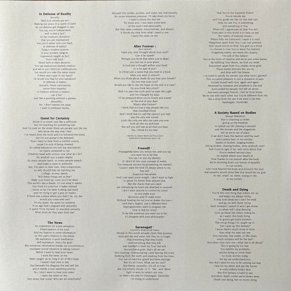 Shelter (2) : Quest For Certainty (LP, Album, RE, Whi)