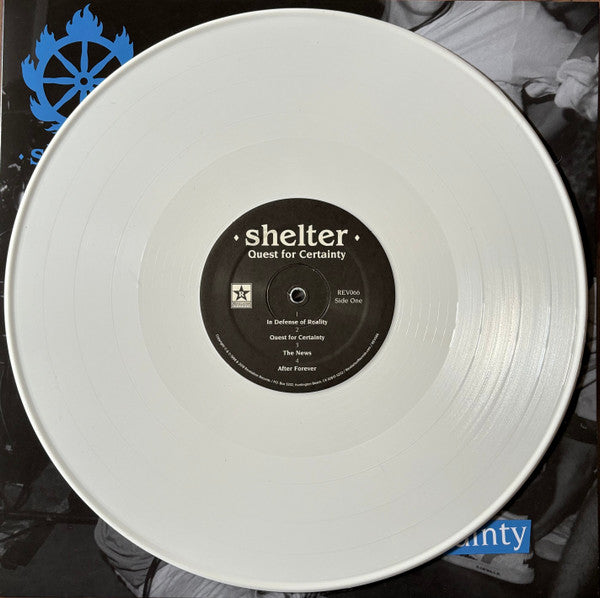 Shelter (2) : Quest For Certainty (LP, Album, RE, Whi)
