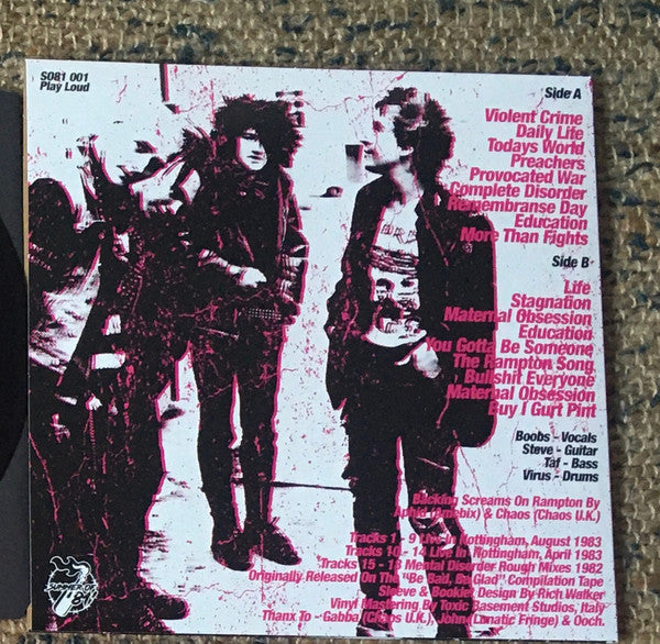 Disorder (3) : Destroy Nottingham (LP,Stereo)