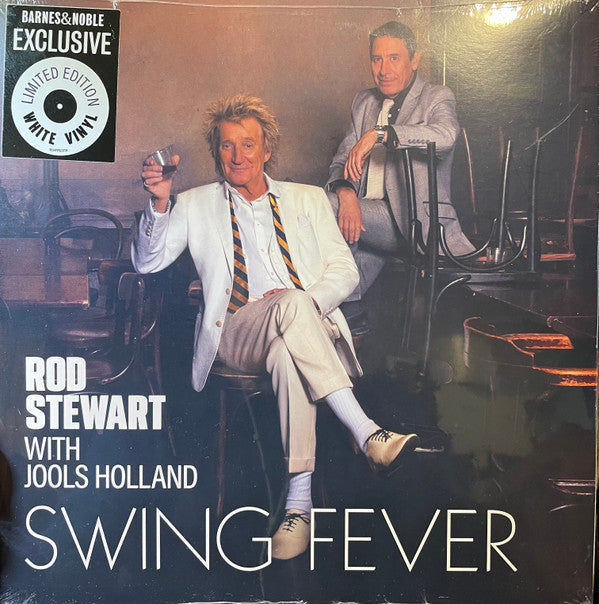 Rod Stewart With Jools Holland : Swing Fever (LP, Album, Whi)