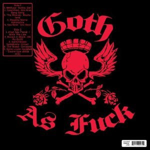 Various : Goth As Fuck (LP,Compilation,Limited Edition,Numbered)