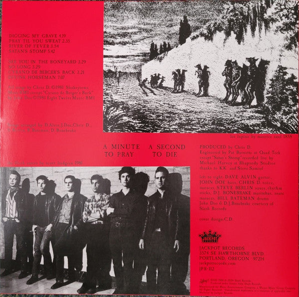The Flesh Eaters : A Minute To Pray A Second To Die (LP, Album, Ltd, Red)