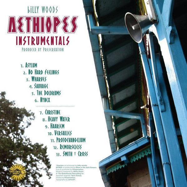 Billy Woods : Aethiopes Instrumentals (LP,Album,Limited Edition)