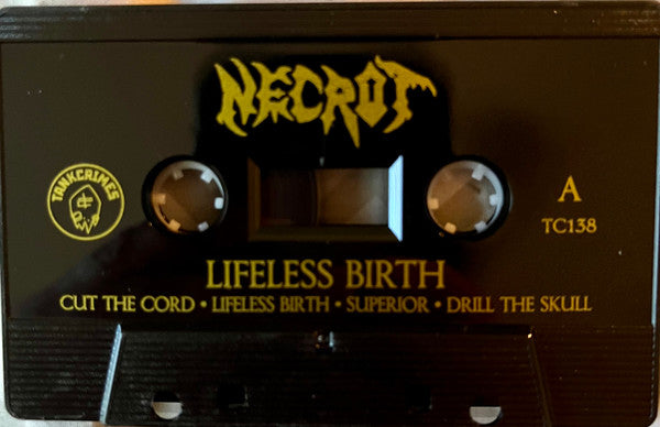 Necrot : Lifeless Birth (Cass, Album, Ltd, Bla)