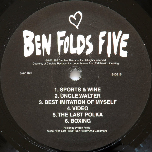 Ben Folds Five : Ben Folds Five (LP,Album,Reissue)