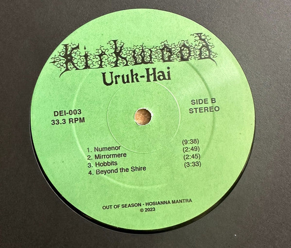 Jim Kirkwood : Uruk-Hai (LP, Album, Ltd, RM)