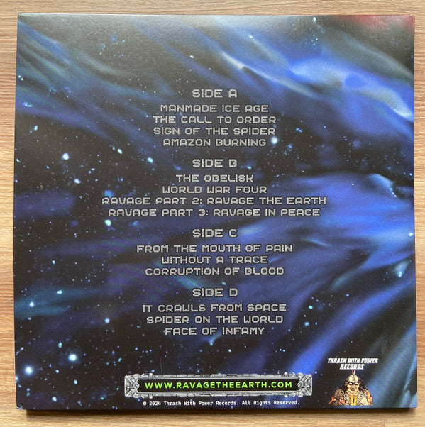 Ravage (11) : Spider On The World (2xLP, Album, Ltd, S/Edition, Blu)