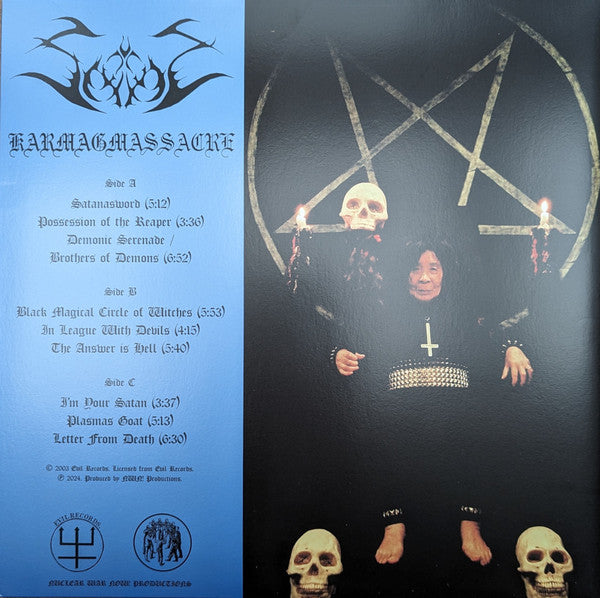 Sabbat : Karmagmassacre (LP + LP, S/Sided + Album, RE, RM)