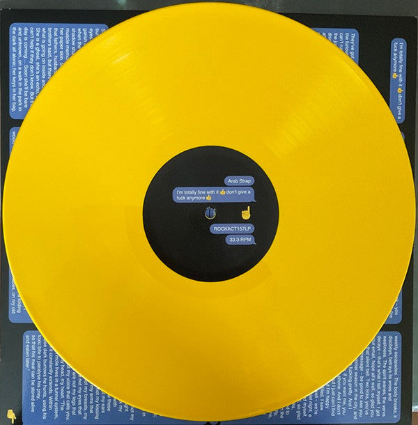 Arab Strap : I'm Totally Fine With It ? Don't Give A Fuck Anymore ? (LP,Album,Limited Edition)