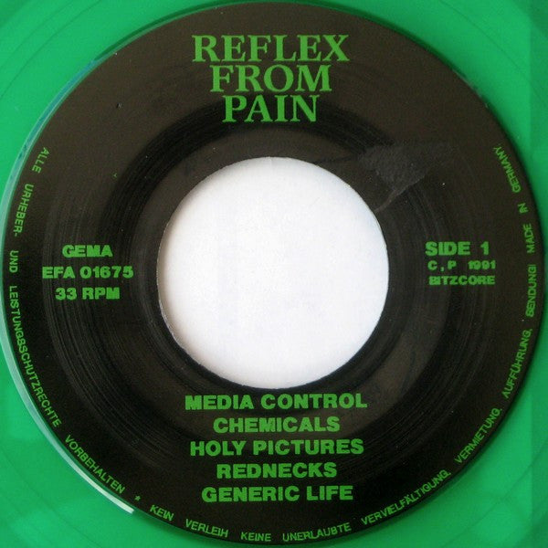 Reflex From Pain : Black And White (7", EP, RE, RM, Gre)