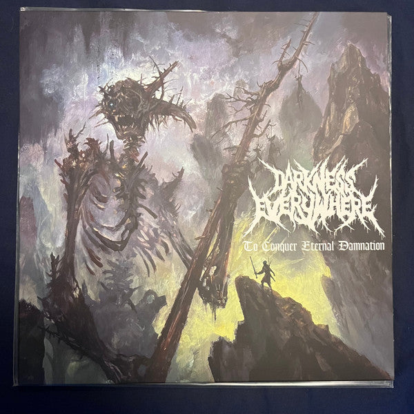 Darkness Everywhere : To Conquer Eternal Damnation (LP, Album, Ltd, Cok)