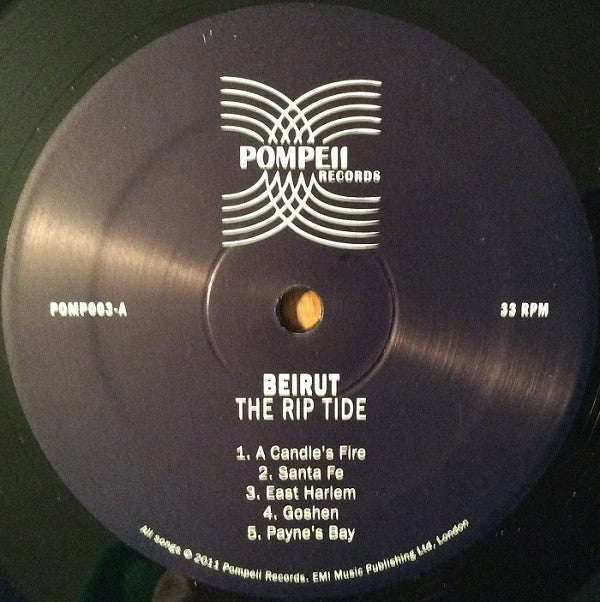 Beirut : The Rip Tide (LP, Album, S/Edition)