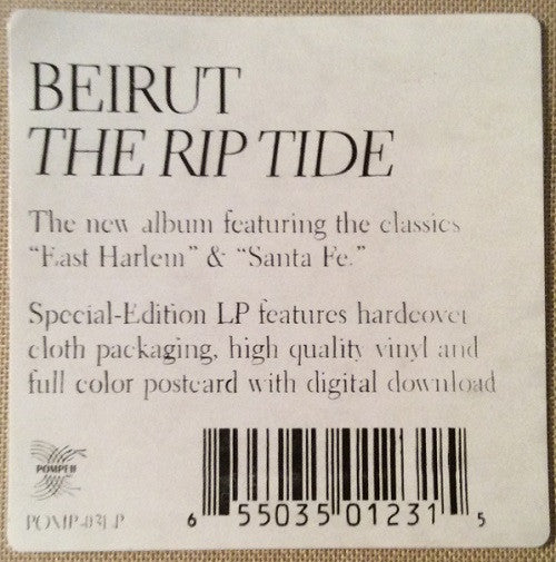 Beirut : The Rip Tide (LP, Album, S/Edition)