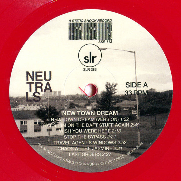 Neutrals : New Town Dream (LP, Album, Red)