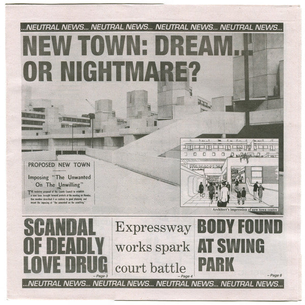 Neutrals : New Town Dream (LP, Album, Red)