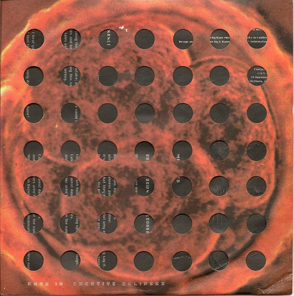 Cave In : Creative Eclipses (7", Ltd, Num, Cle)