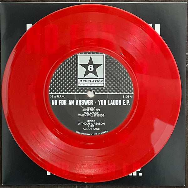 No For An Answer : You Laugh E.P. (7",33 ⅓ RPM,EP,Reissue)