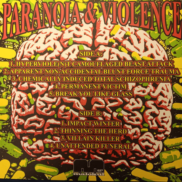 Deterioration : Paranoia & Violence (12",45 RPM,Album)