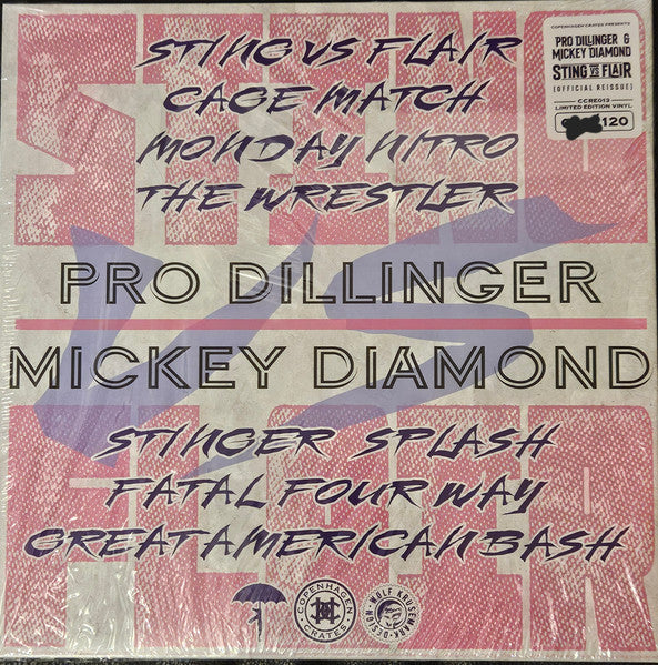 Mickey Diamond x Pro Dillinger : Sting Vs. Flair (LP, Album, Dlx, Ltd, Num, RE, Spl)