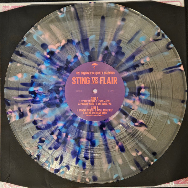 Mickey Diamond x Pro Dillinger : Sting Vs. Flair (LP, Album, Dlx, Ltd, Num, RE, Spl)