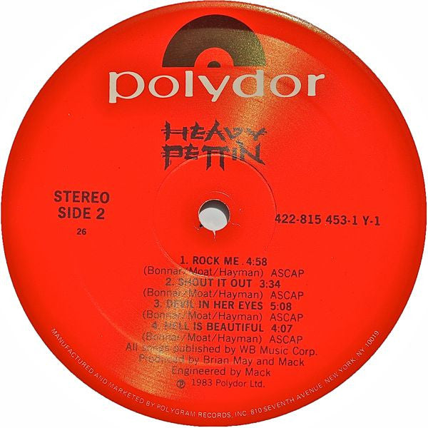 Heavy Pettin : Heavy Pettin (LP,Album)