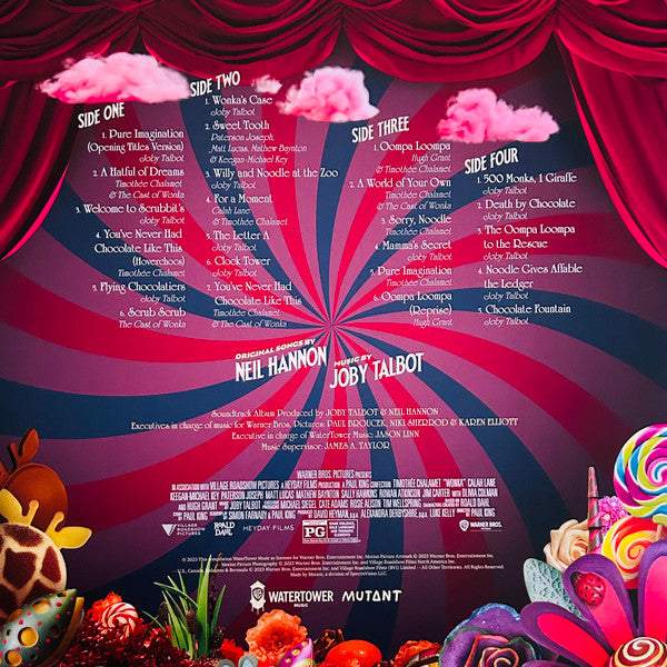 Neil Hannon, Joby Talbot : Wonka (Original Motion Picture Soundtrack) (LP, Mil + LP, Ora + Album, Dlx, Ltd, Emb)