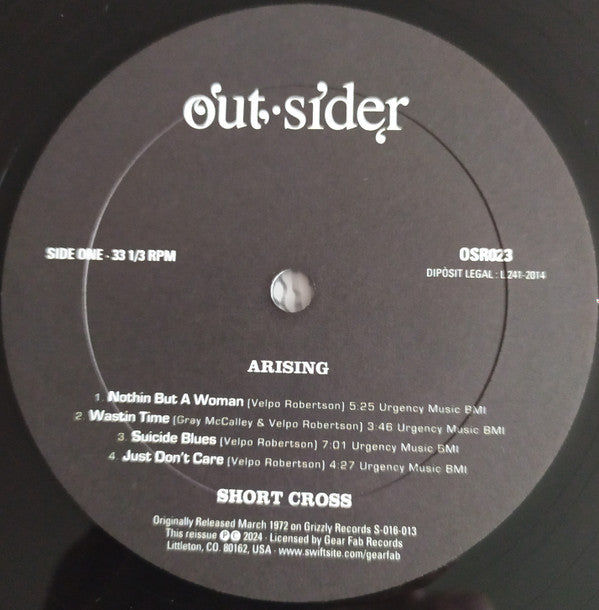 Short Cross : Arising (LP, Album, RE, RM)