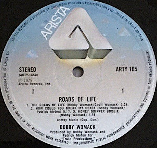 Bobby Womack : Roads Of Life (LP, Album)