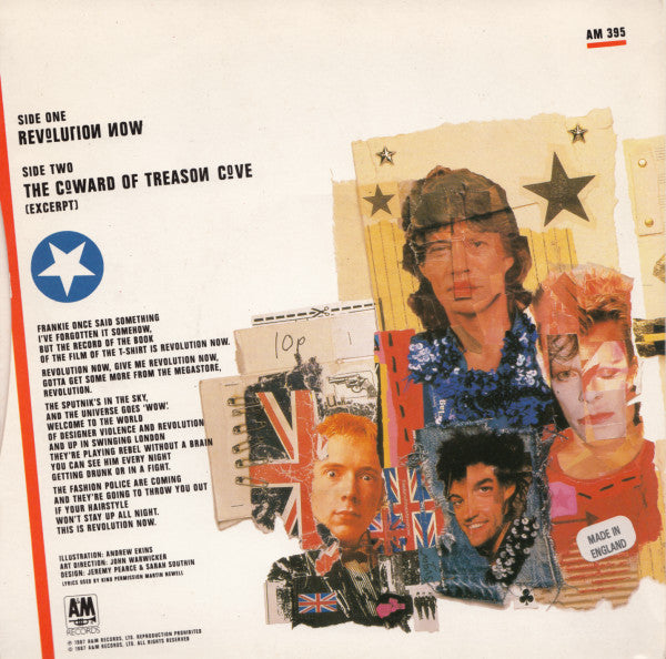 Captain Sensible : Revolution Now (7", Single)