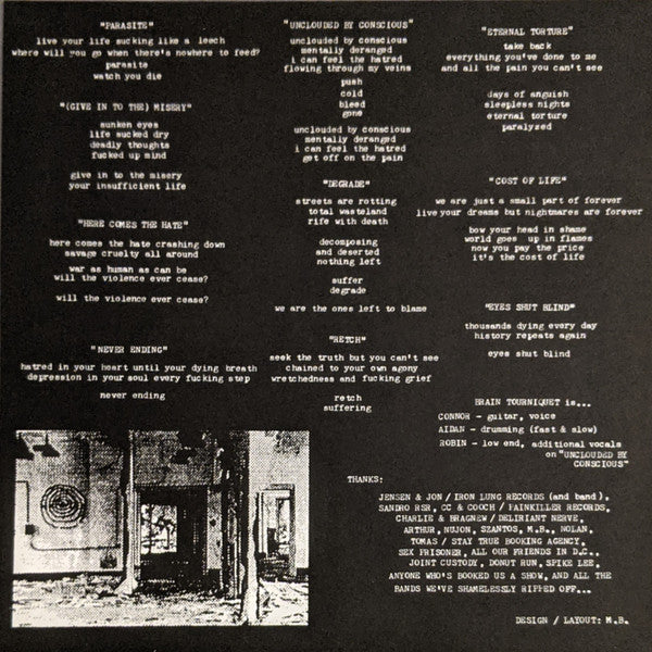 Brain Tourniquet / Deliriant Nerve : Brain Tourniquet / Deliriant Nerve (7", EP)
