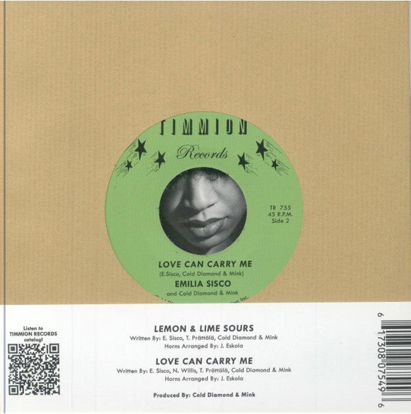 Emilia Sisco : Lemon And Lime Sours b/w Love Can Carry Me  (7",45 RPM)